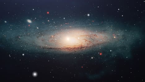 universe, a galaxy and stars floating