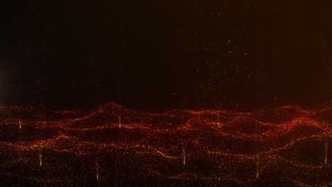 abstract glowing particles background