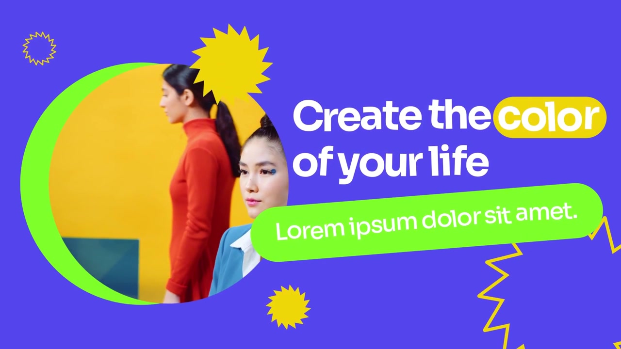 Colorful Highlight Event