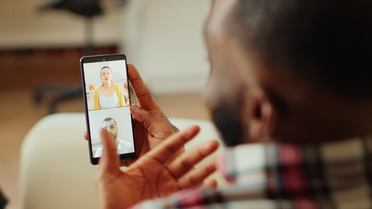 Video call on smartphone