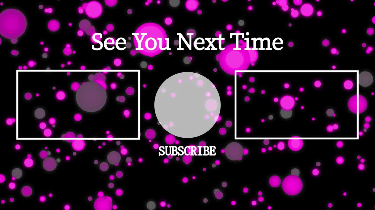 곡물 점 이동 끝 카드 끝 화면 모션 그래픽