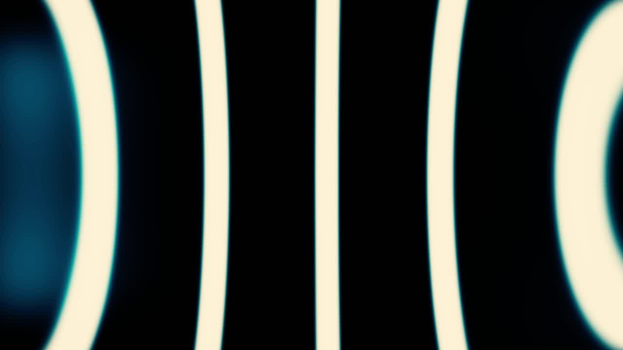 Abstract Glowing Lines and Circles