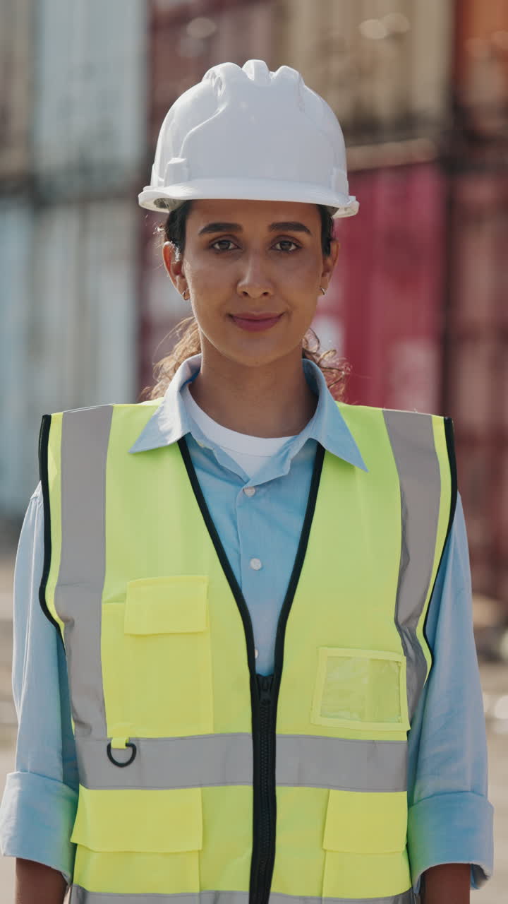 Female Engineer in Safety Gear