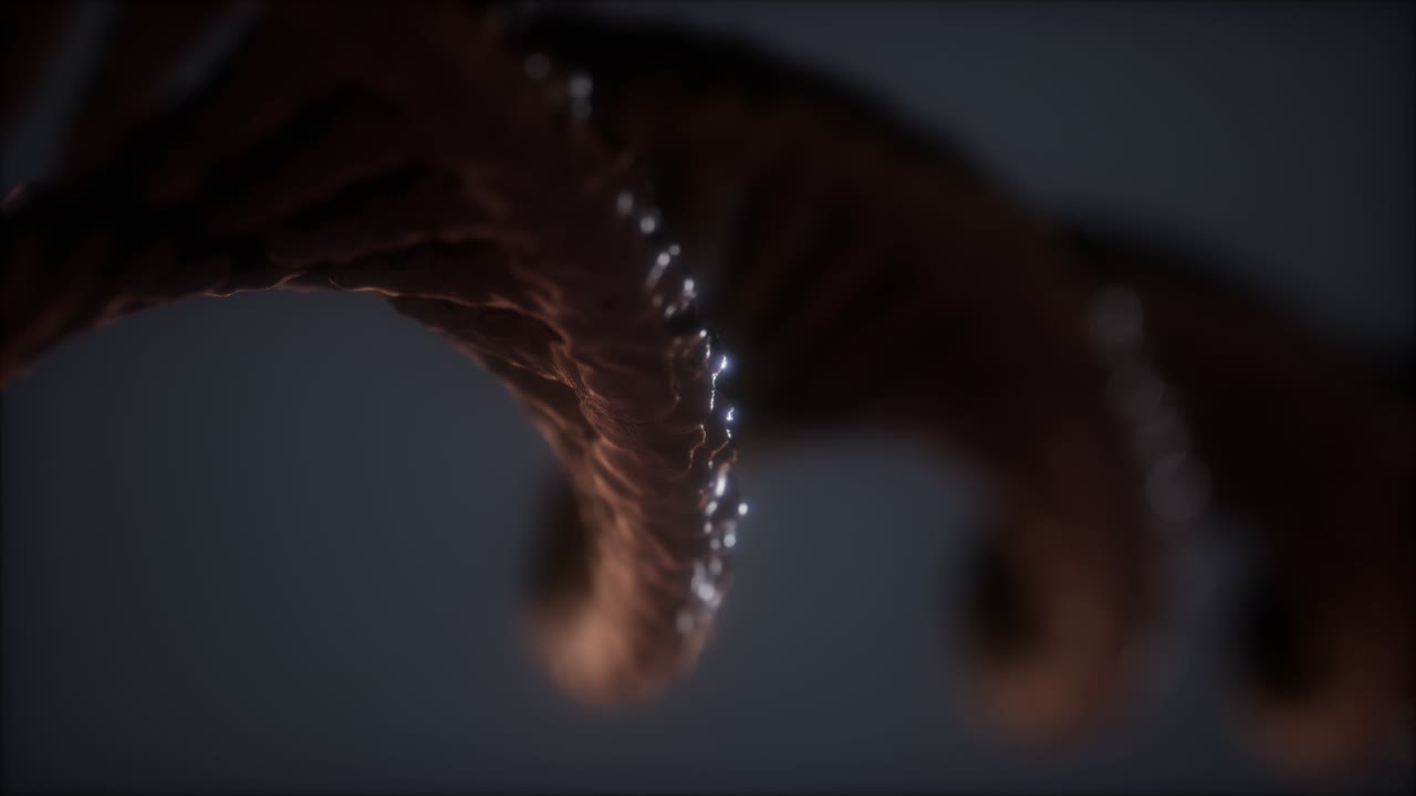 estructura en bucle de la animación de doble hélice de adn