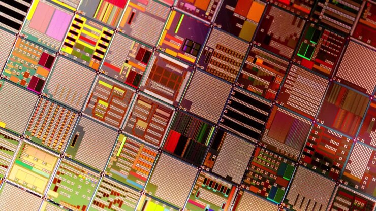 Silicon semiconductor wafer close-up. In electronics, a wafer also called a slice or substrate is a thin slice of semiconductor, a crystalline silicon, used for the fabrication of integrated circuits