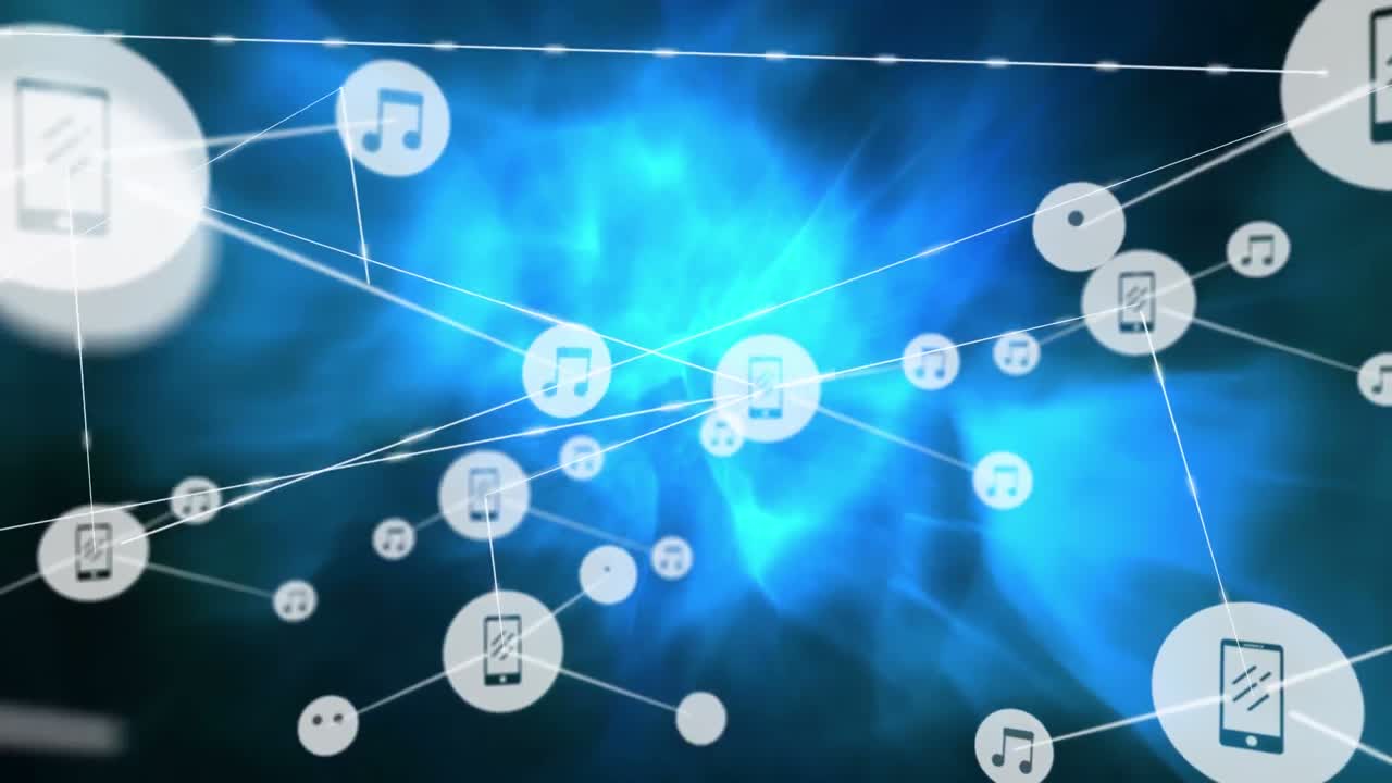 파란색 연기 배경에서 움직이는 커 ⁇ 터