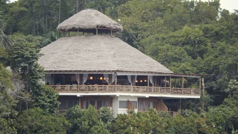 amazing building deep in rainforest