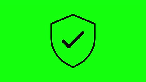 transparent verification tick icon logo stamp 10 animations green screen chroma key