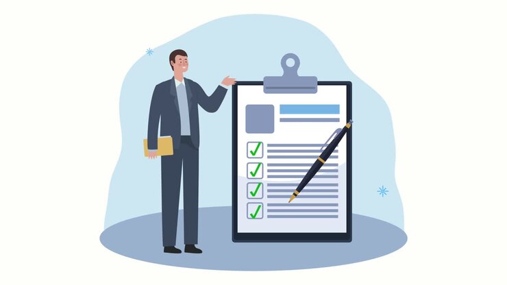 insurance service agent with policy
