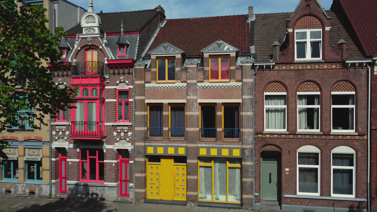 Colorful Dutch Townhouses