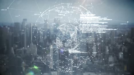 holograma de negocios globales