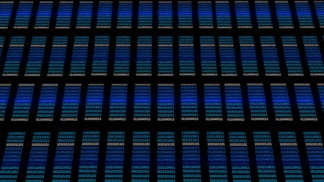 ai technology big data technology matrix background motion of digital data flow transferring of big