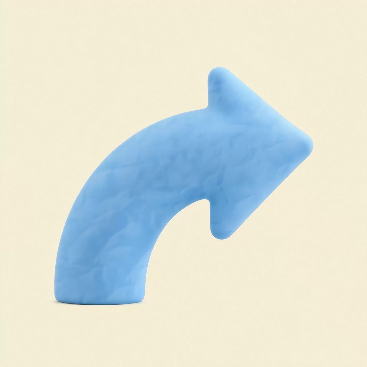 Abstract 3D Blue Arrow Design