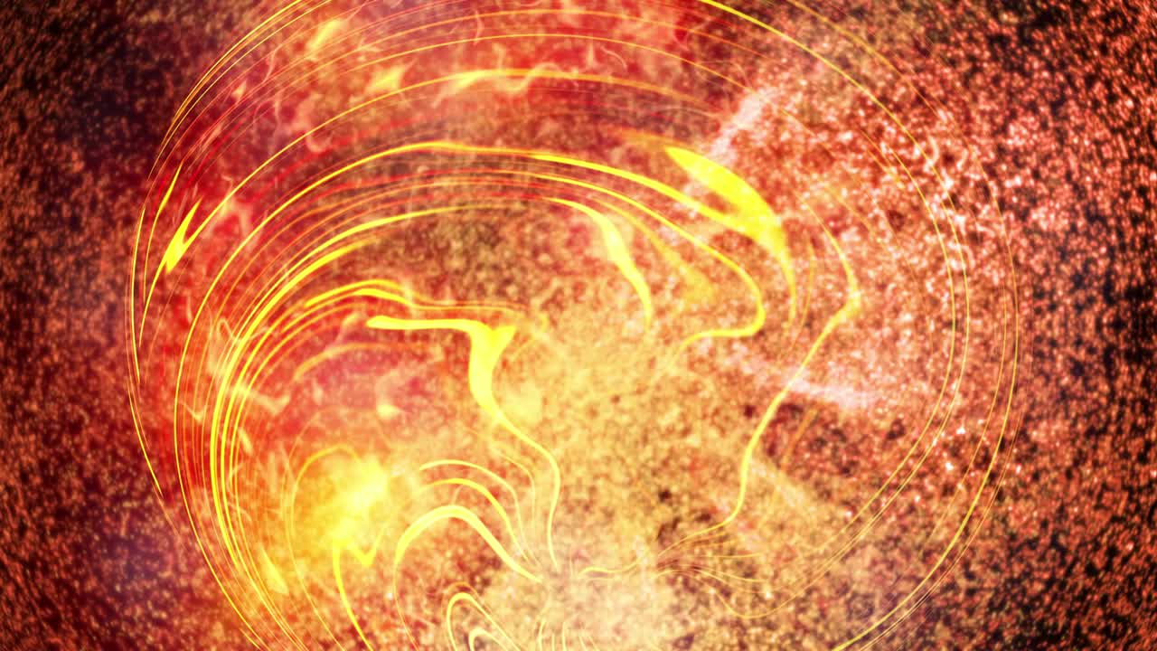 가까운 파동 스파클 매직 스피어 배경과 입자 흐름 배경, 추상적인 조명 효과, 유기 플라즈마 스페어 배경 파동과 회전, 4k 3d 렌더링, 원활한 루핑.