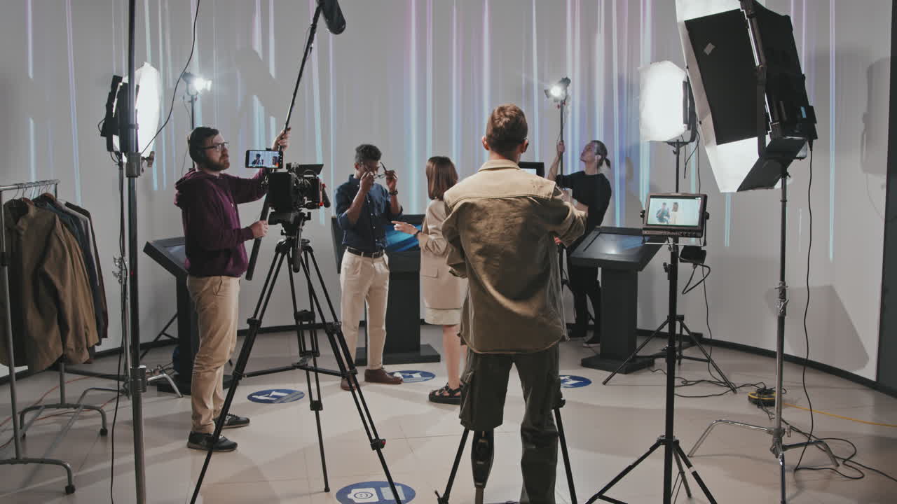 Shooting Process In Studio