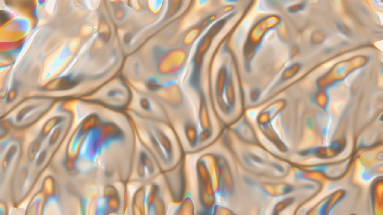 Abstract Liquid Iridescent Pattern