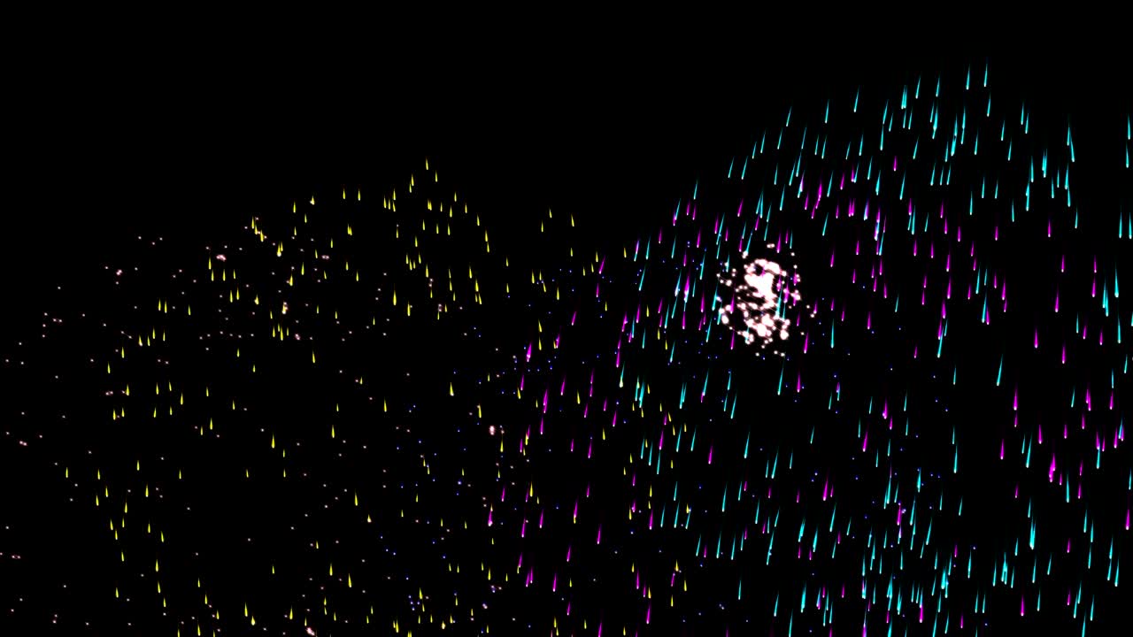 아름다운 cg 불꽃놀이 축제의 날, 알파