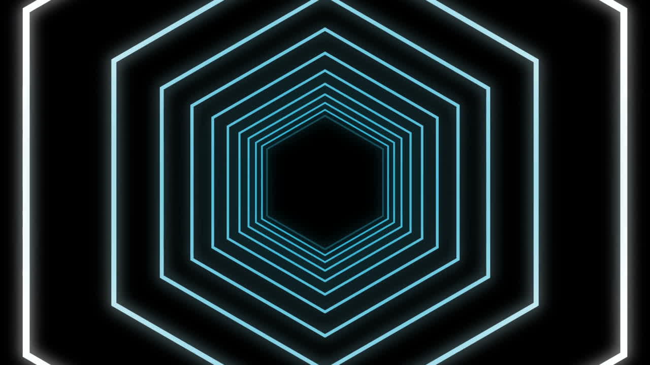 video generado digitalmente de líneas concéntricas