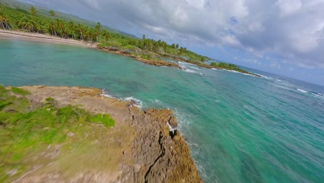 fpv drone cinematic playa los coquitos, maria trinidad sanchez, dominican