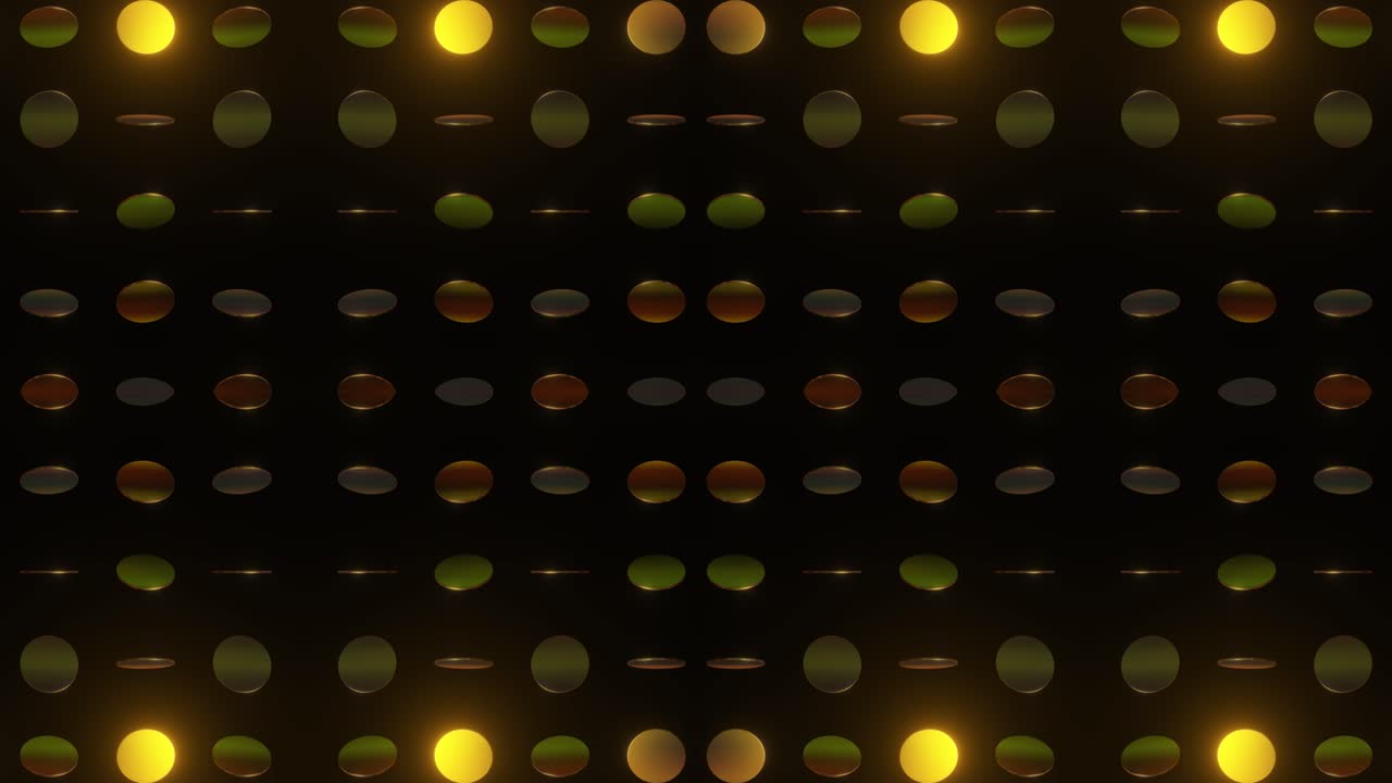 Abstract Glowing Circle Pattern
