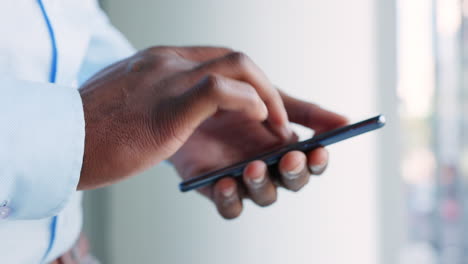 chatting, texting or typing hands of a business