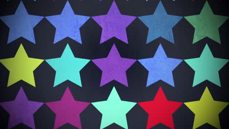 motion colorful stars pattern 4