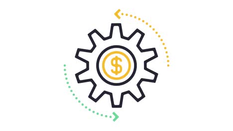 animación del icono de la economía