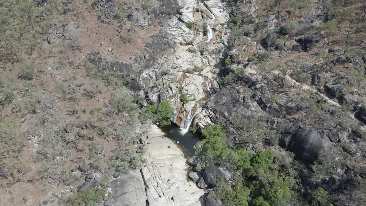 emerald creek falls queensland australia vista aérea