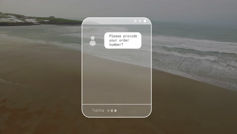 Animation-Einer-Social-Media-Schnittstelle-über-Einer-Küstenlandschaft
