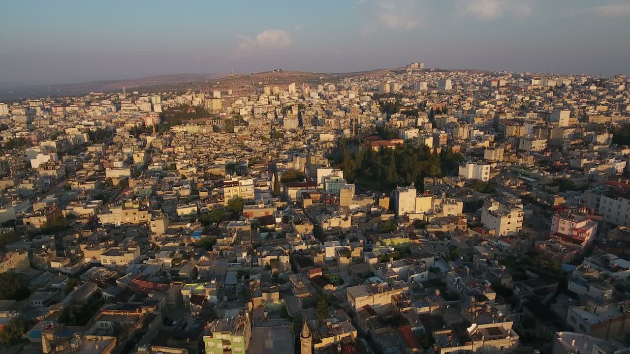 vista aérea de la ciudad de kilis, cerca de la frontera con siria.