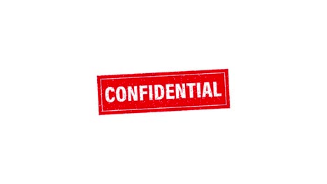 confidential on red background. padlock icon. vintage confidential, great design for any purposes. motion graphics.