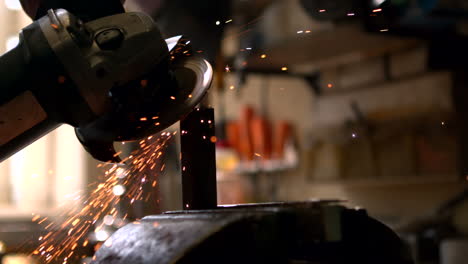 engineering machine in metal workshop