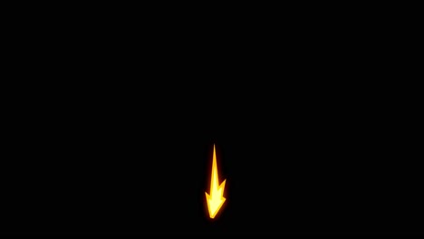 animated fire down arrow