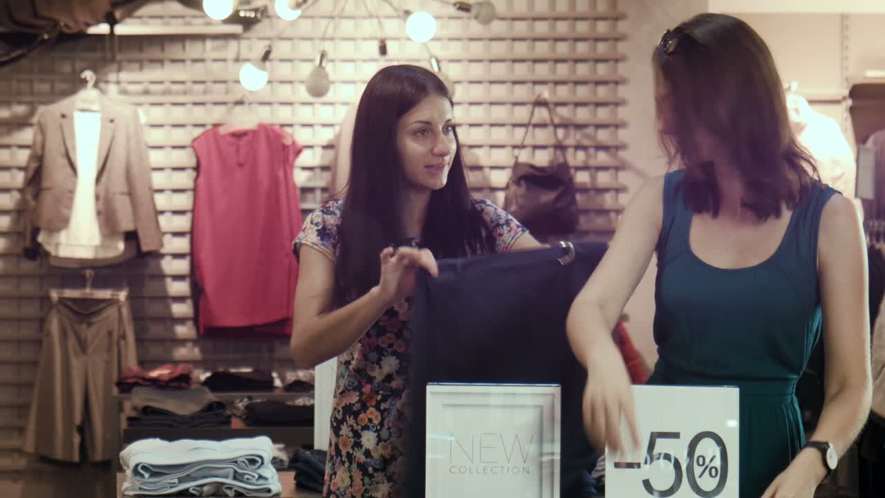 Women Shopping for Clothes