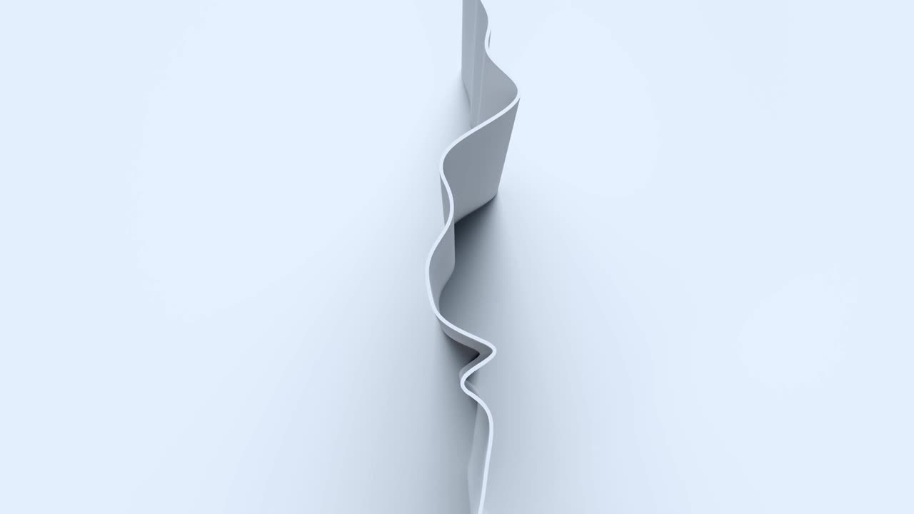 아름다운 추상적인 파동된 선.