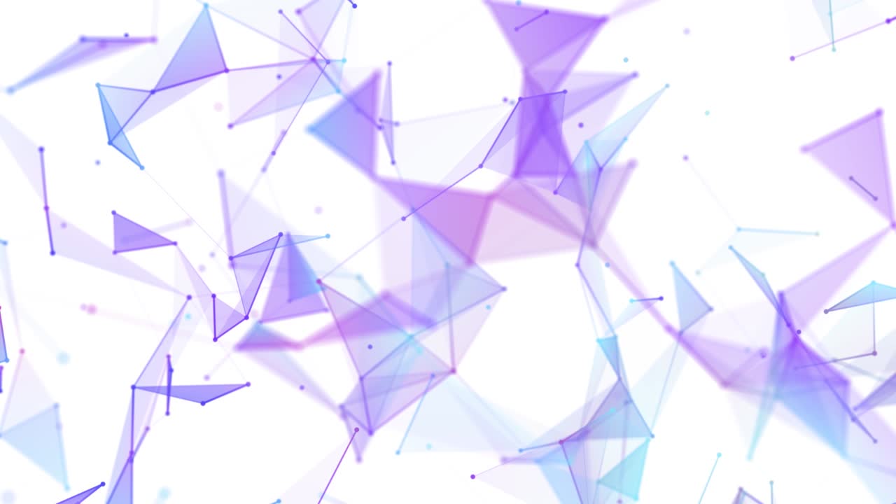 onda dinámica con muchos puntos. fondo de movimiento abstracto de puntos de color. tecnología o ciencia. renderización 3d de bucle sin costuras. 4k