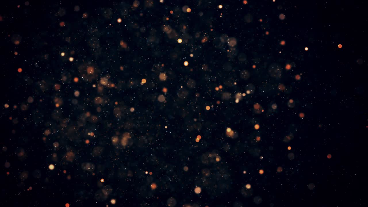 abstract animation of flying particles with motion blur