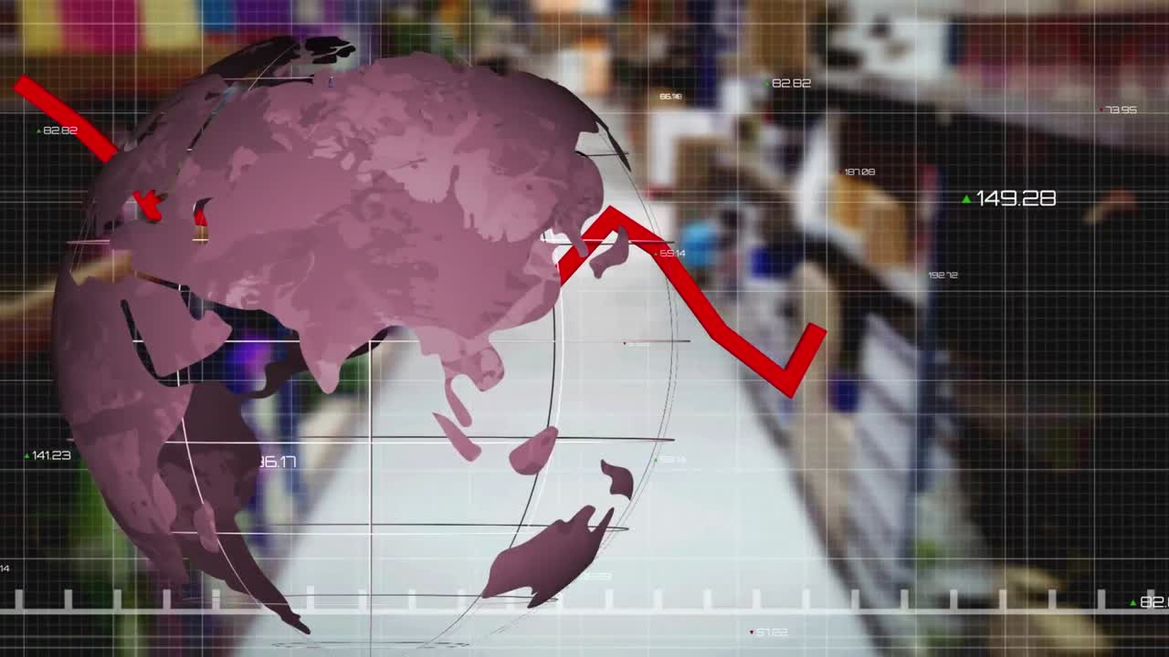 창고 위의 지구와  ⁇ 은 선의 애니메이션