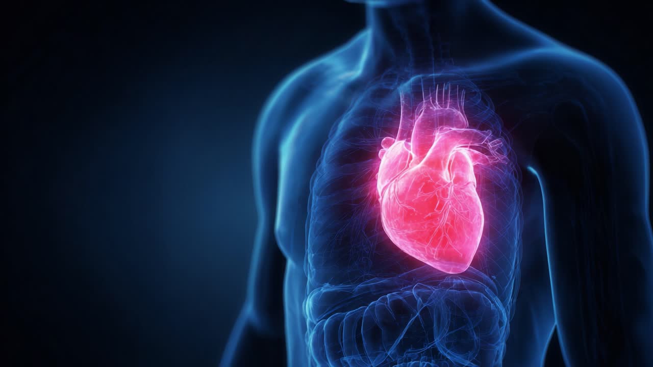 A Captivating Representation of the Human Heart Illustrating its Anatomical Structure and Vital Role Within the Body’s Circulatory System, Emphasizing the Heart's Essential Function in Sustaining Life