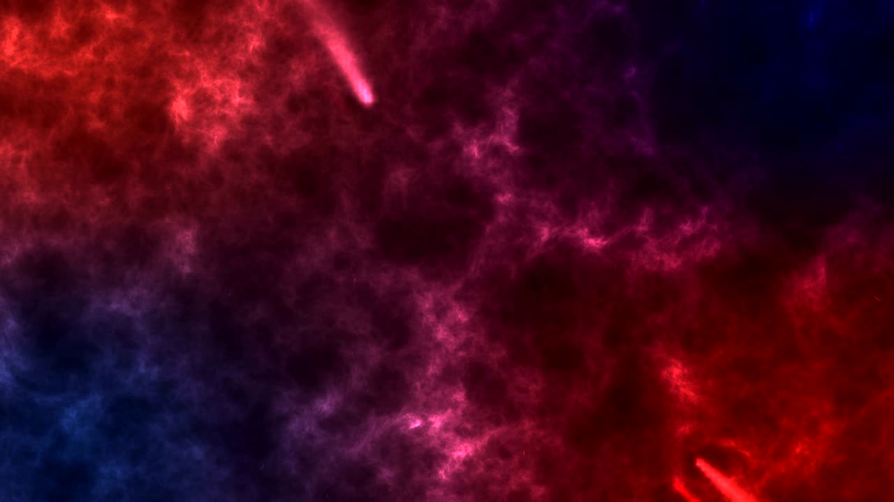 animación de espacio abstracto del movimiento de las estrellas en una galaxia neón brillante, láseres brillantes y líneas. fondo color fucsia para las vacaciones y las redes sociales carteles