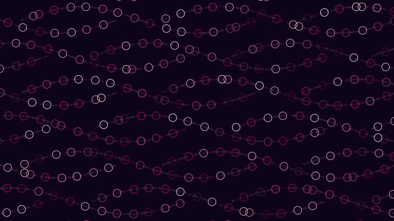 repetir el patrón de ondas futuristas con anillos de arco iris y brillos en el gradiente negro