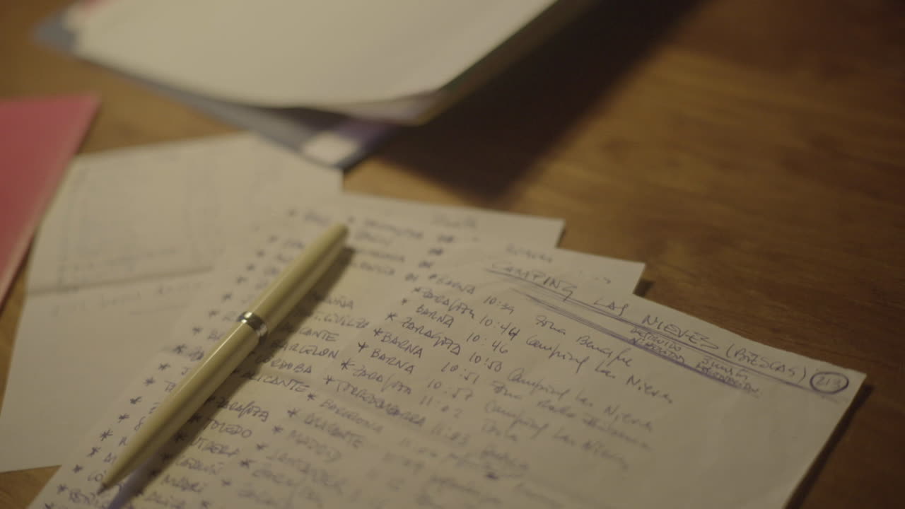 persona que trabaja en un escritorio por la noche