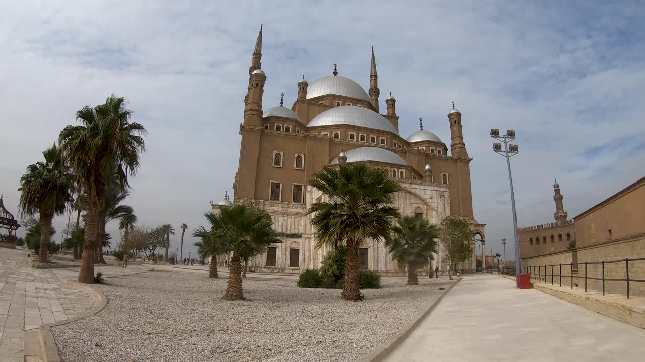 la entrada de la ciudadela de el cairo - ciudadela de saladin