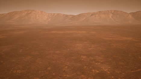 Fantastic-martian-landscape-in-rusty-orange-shades