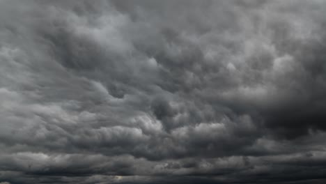 beautiful dark dramatic sky with stormy clouds time lapse before the rain