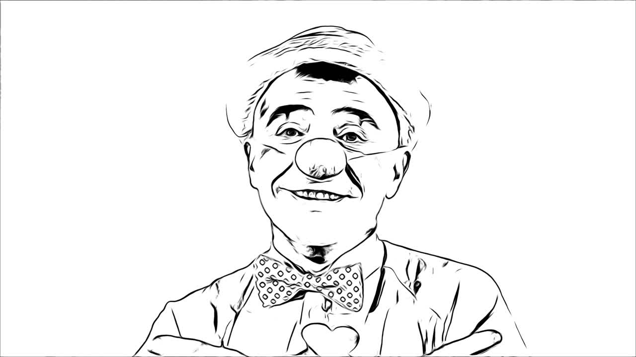 이모티콘 광대 만화