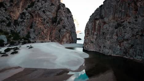 drone-in-sa-calobra-and-torrent-de-pareis