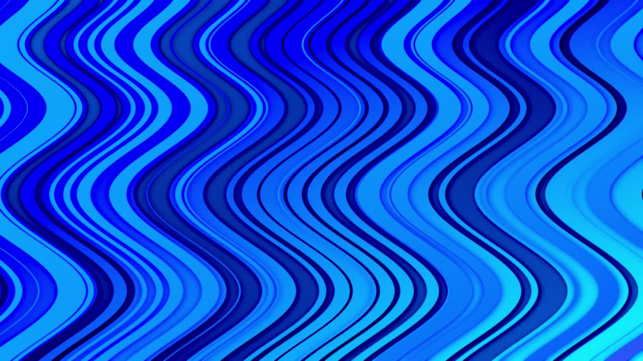 sin problemas de bucle de moda azul retro patrón de onda animación moviéndose de arriba a abajo