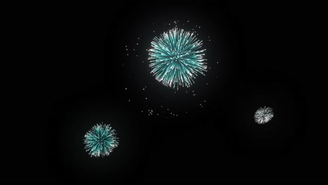 29 colorful fireworks at holiday night holiday celebration firework display loop background