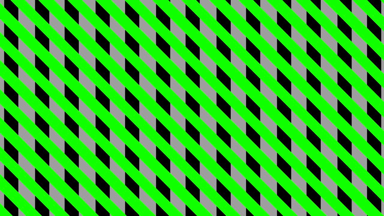 animación compuesta por rayas de colores intersectadas.